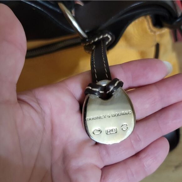 Dooney & Bourke 1975 Soft Leather Hobo Style Handbag Purse - Picture 6 of 17